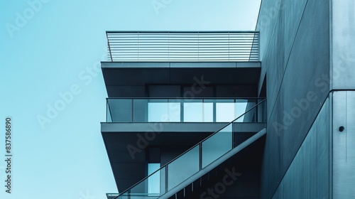 modern office building with glass windows