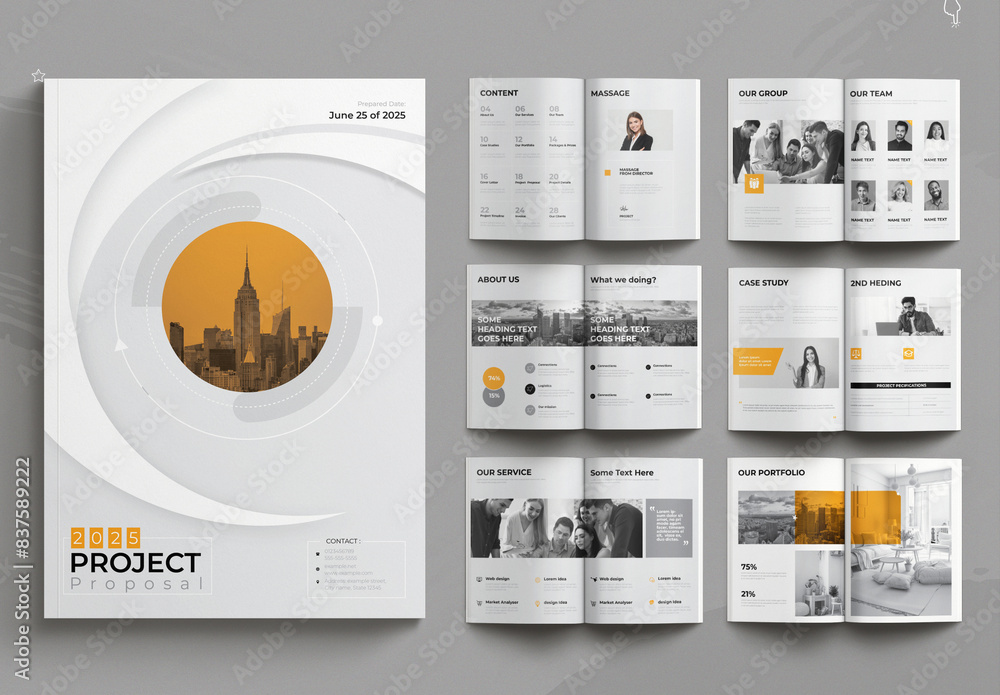 Proposal Stock Project Proposal Stock Template | Adobe Stock