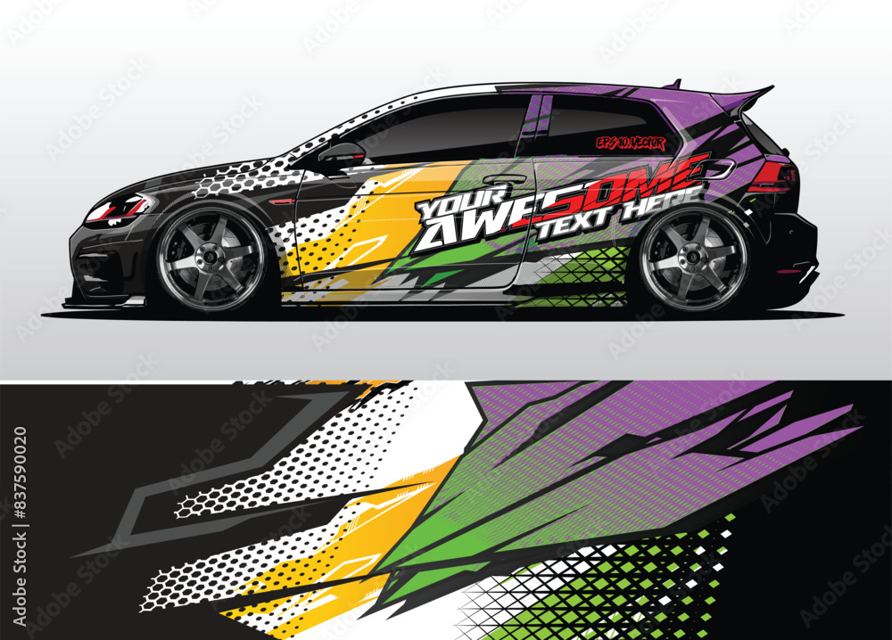 Dynamic Vector Car Wrap Designs: Eye-catching Graphics for Vehicles Dynamic Vector Car Wrap Designs: Eye-catching Graphics for Vehicles