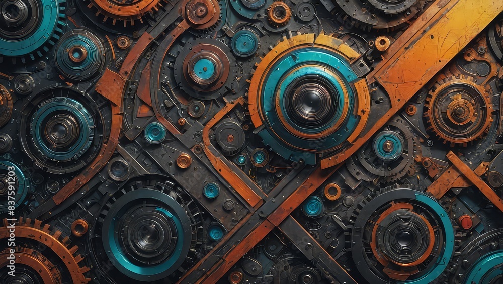 Abstract Gear Pattern Abstract Gear Pattern