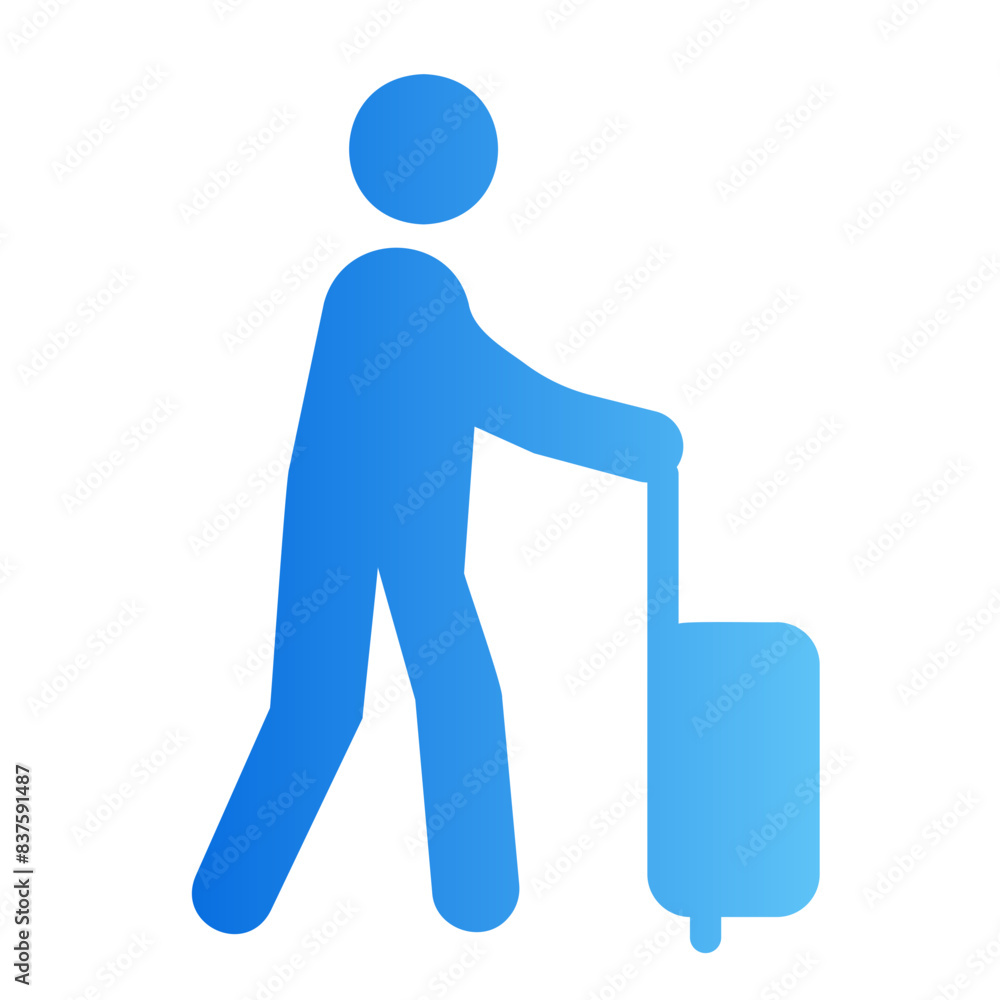 passenger gradient icon passenger gradient icon