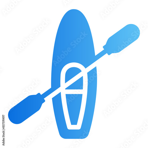 rafting gradient icon