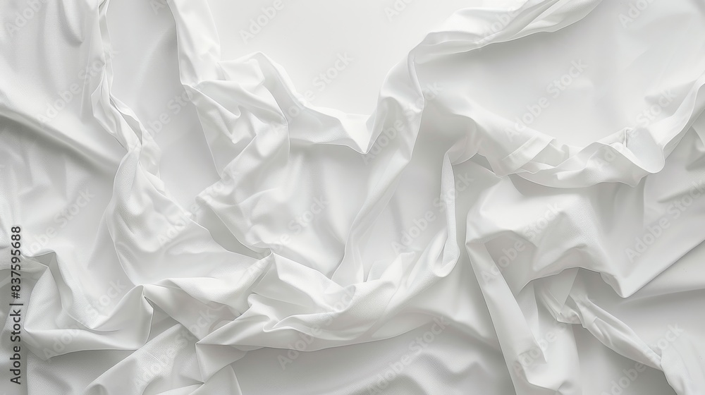 Obraz premium white crumpled paper