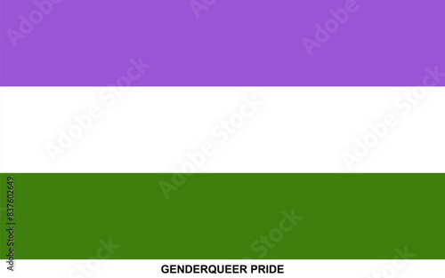 Flag of GENDERQUEER PRIDE, GENDERQUEER flag
