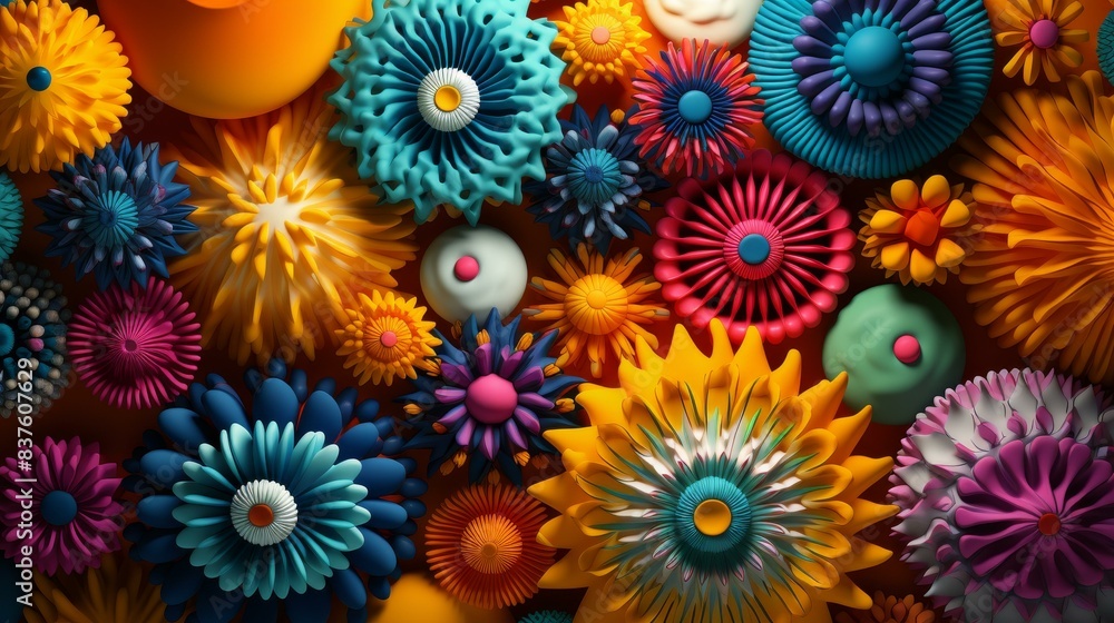 Create unique artistic virus compositions with vibrant colors, flat illustrations, and detailed textures for seamless patterns. Create unique artistic virus compositions with vibrant colors, flat illustrations, and detailed textures for seamless patterns.