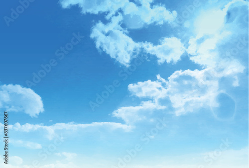 空　雲　自然　風景　背景