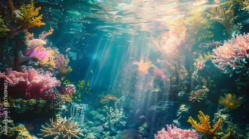 forest underwater image