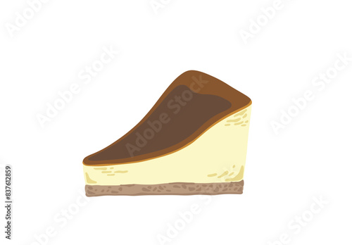 チーズケーキのイラスト