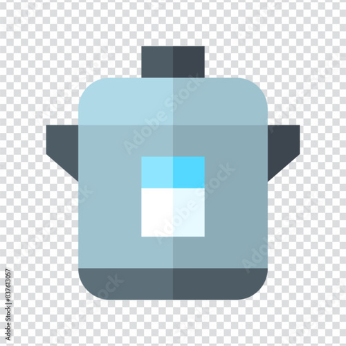 Multicooker icon vector design. flat vector illustration. Pixel perfect 64 x 64. Vector illustration simple symbol in eps 10