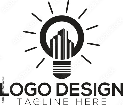 Bulb real estate logo