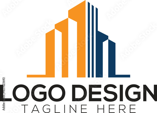 Real estate logo vector