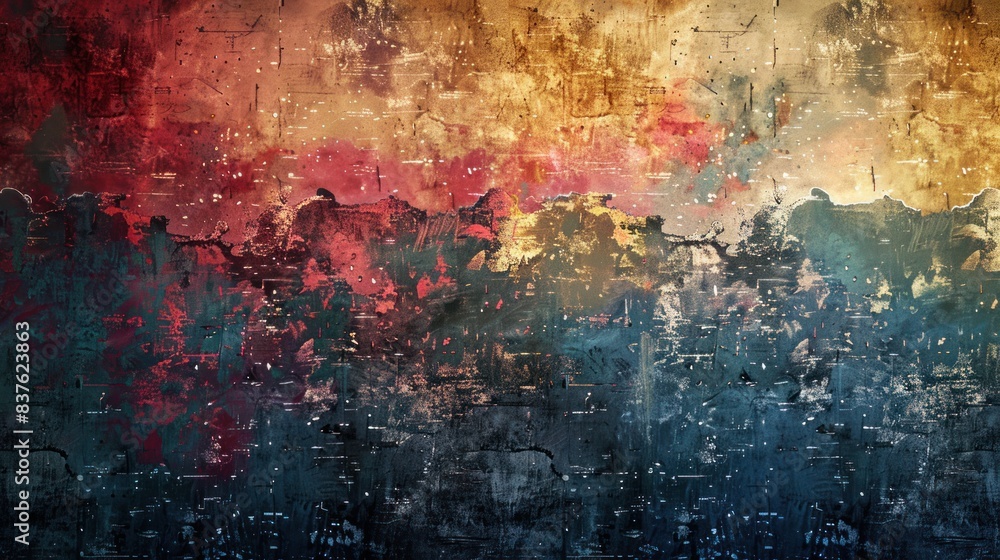 Moody Hues Creative Dark Colorful Wall Design Moody Hues Creative Dark Colorful Wall Design