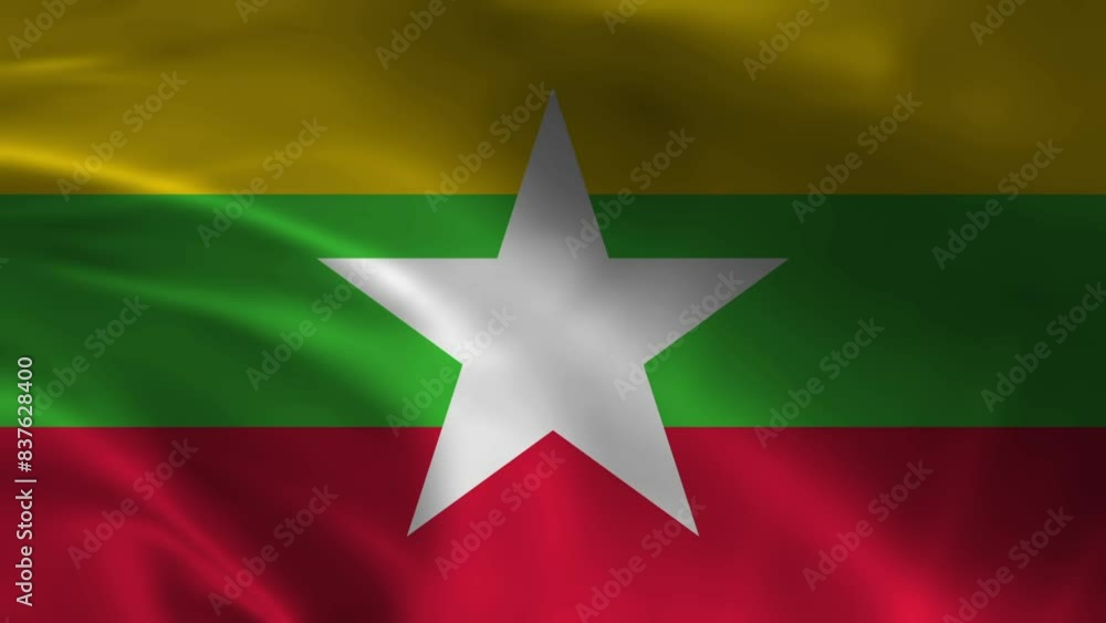 myanmar flag
