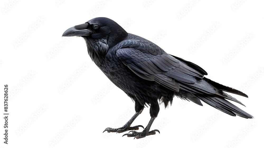 Fototapeta premium crow, transparent picture