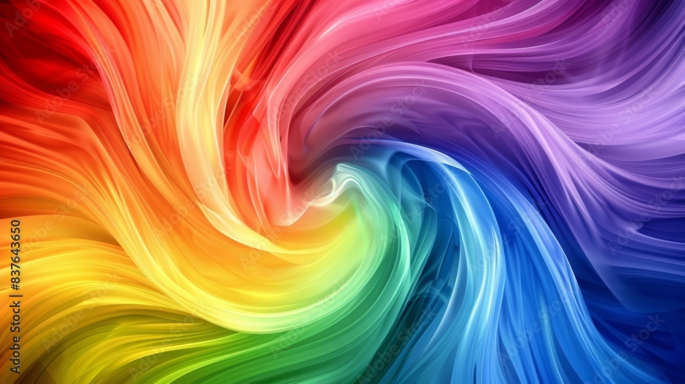 A multicolored swirl background with a black backdrop and vibrant hues – red, yellow, blue, green, orange, and pink – forming a swirl at its center A multicolored swirl background with a black backdrop and vibrant hues – red, yellow, blue, green, orange, and pink – forming a swirl at its center
