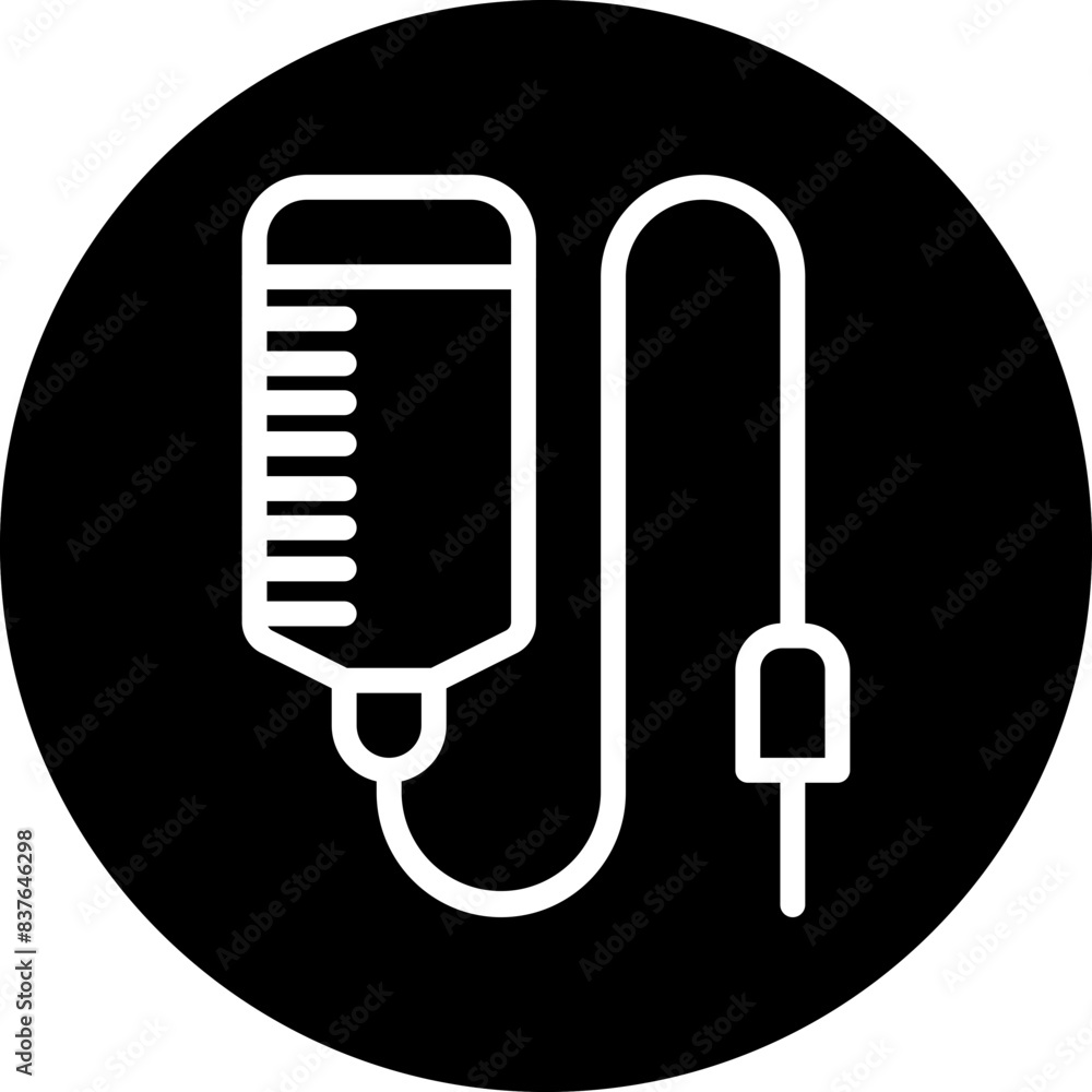 Blood Bag Icon Style