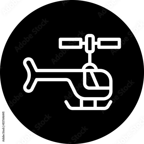 Helicopter Icon Style