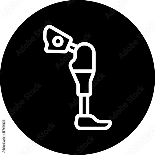 Smart Prosthesis Icon Style