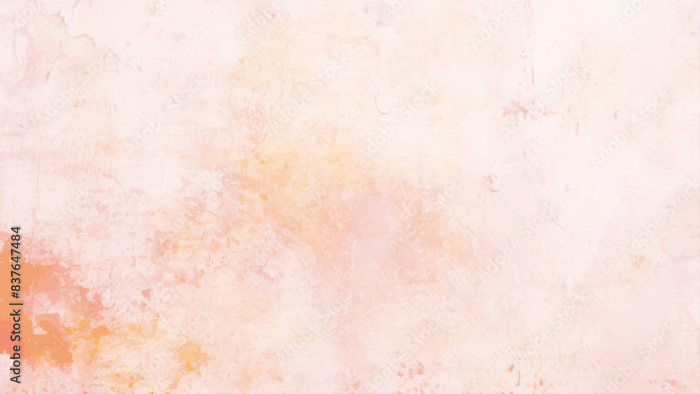 Fototapeta premium Pink watercolor abstract background. Watercolor pink background. Abstract pink texture. Elegant pink watercolor vector art background for cards, flyer, poster, banner and cover design. Watercolor canv