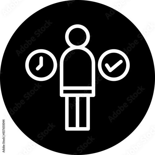 Alone Time Icon Style