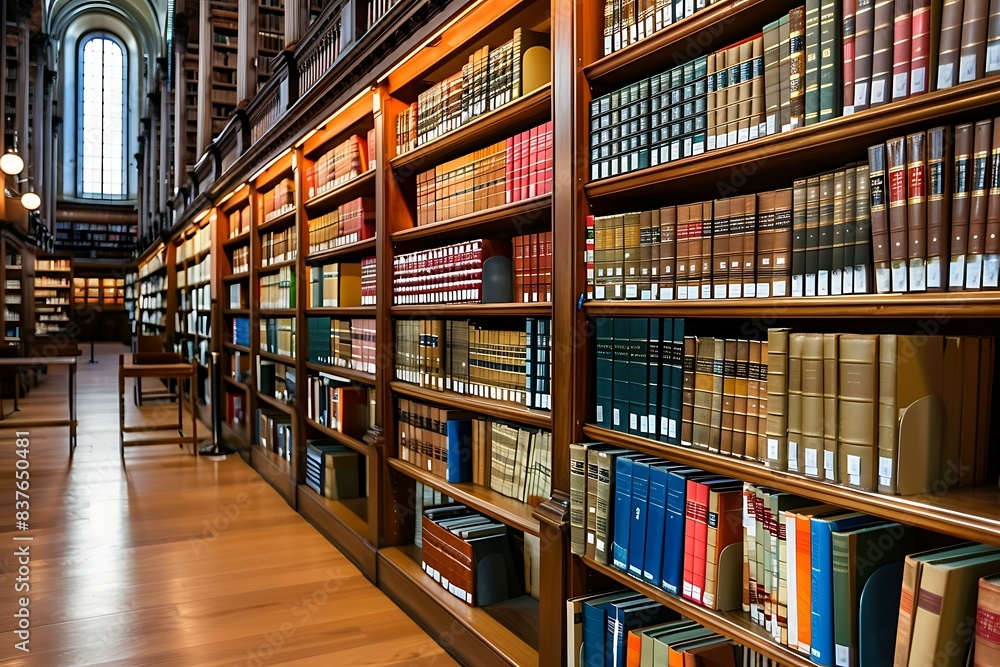 Serene Library Ambiance, Inspirational School Interior Serene Library Ambiance, Inspirational School Interior