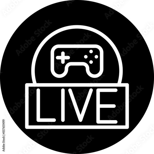 Live Gaming Icon Style