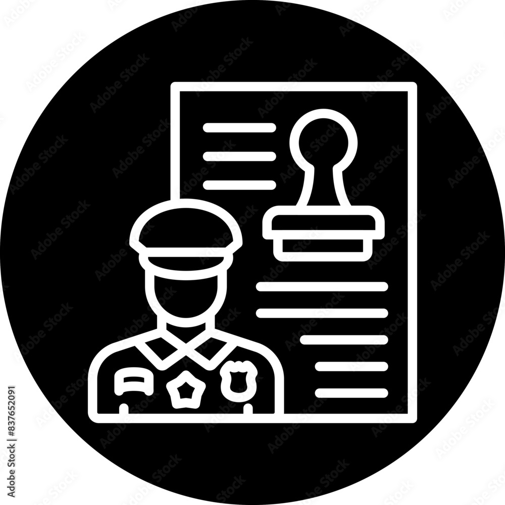 Supervisory Authority Icon Style Supervisory Authority Icon Style