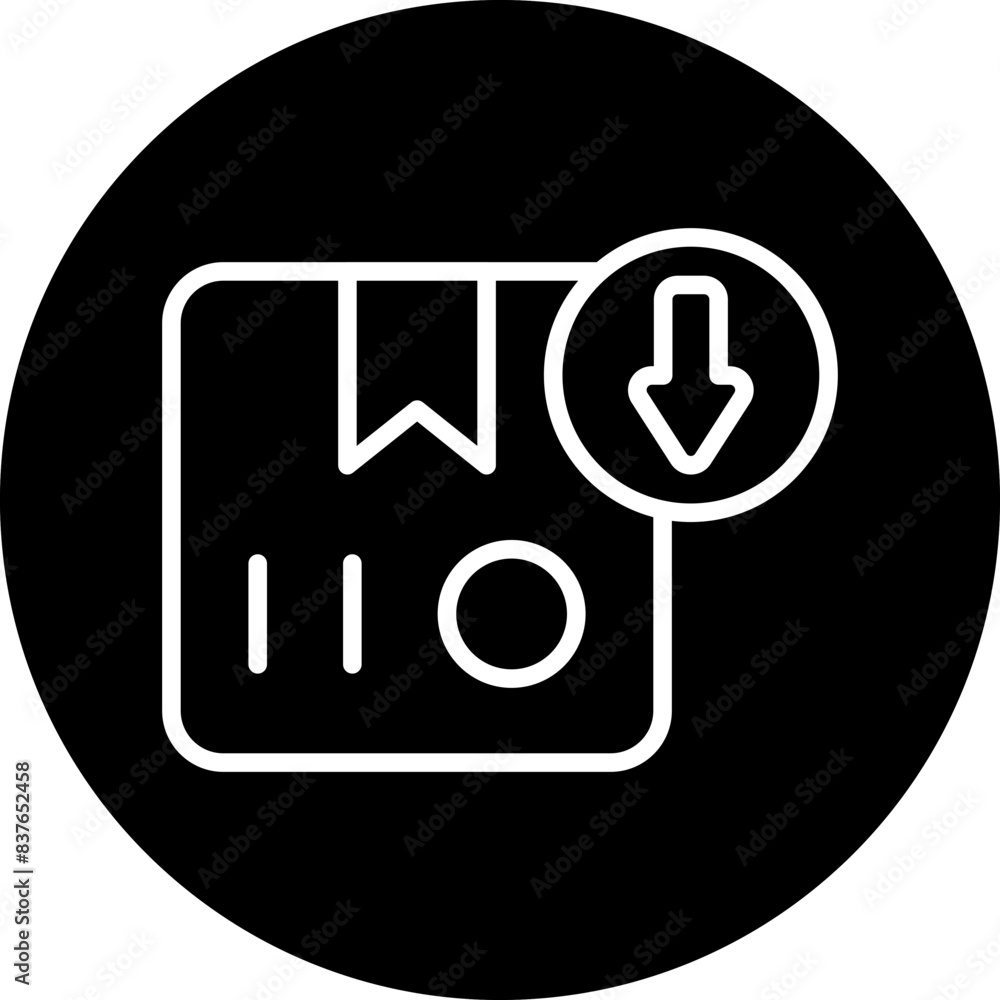 Parcel In Icon Style Parcel In Icon Style