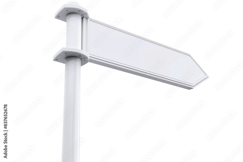 Clean 3D render of a white inflatable street sign blank and ready for customization or branding cut out transparent isolated on white background PNG file Clean 3D render of a white inflatable street sign blank and ready for customization or branding cut out transparent isolated on white background PNG file