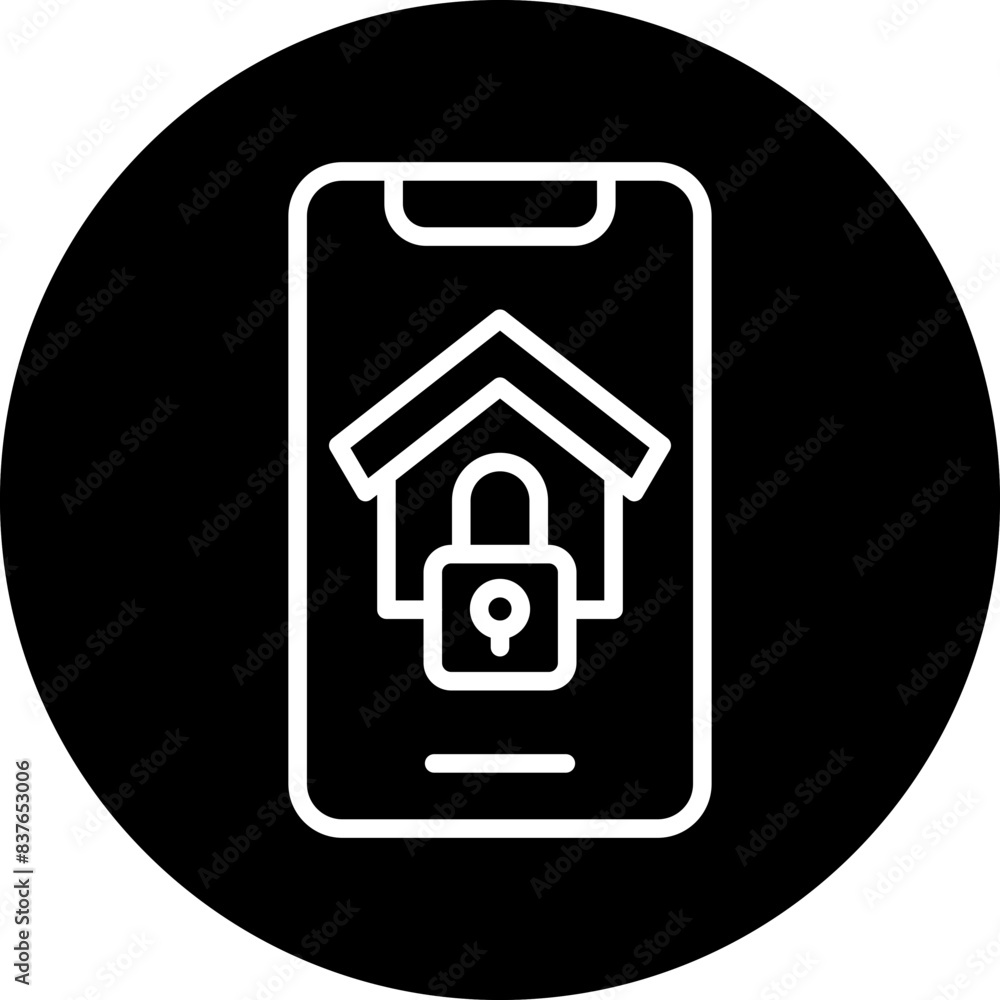 Home Security App Icon Style Home Security App Icon Style