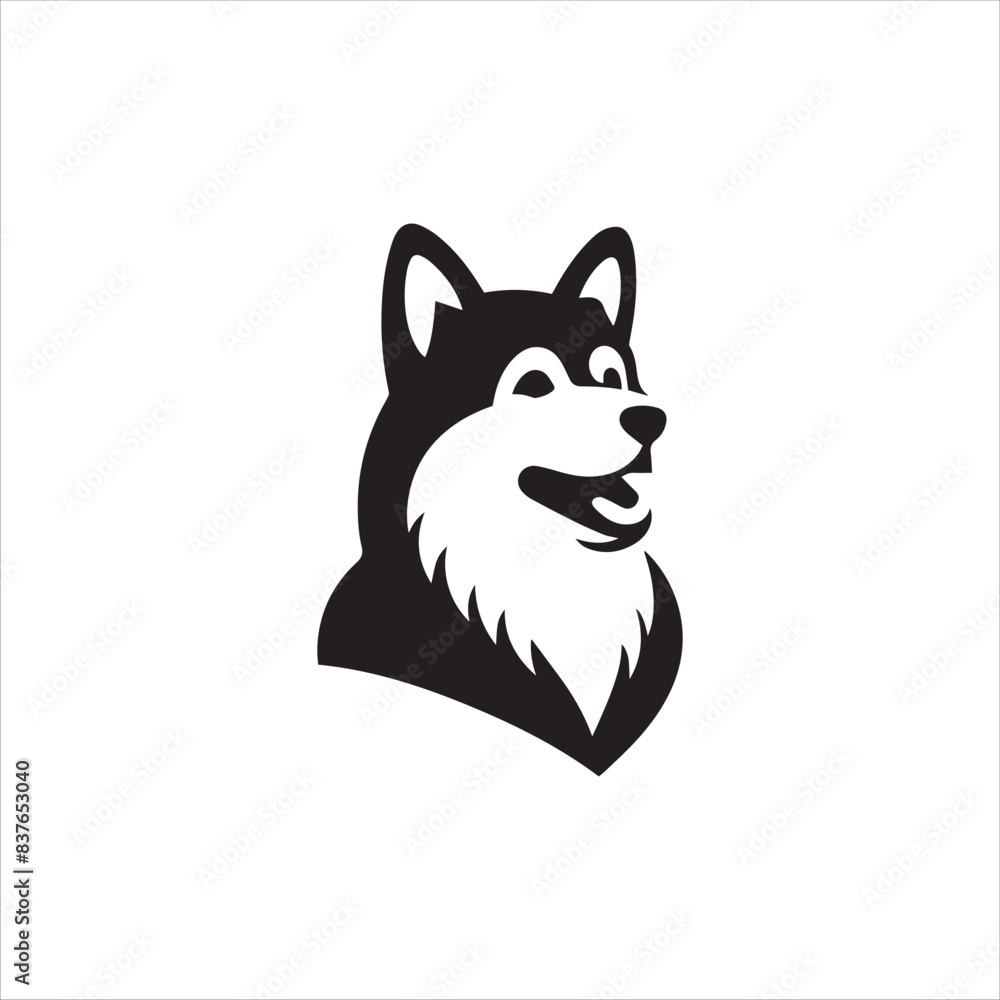 Fototapeta premium Dog silhouette