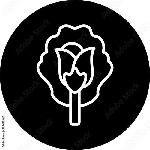 Pea Flower Icon Style