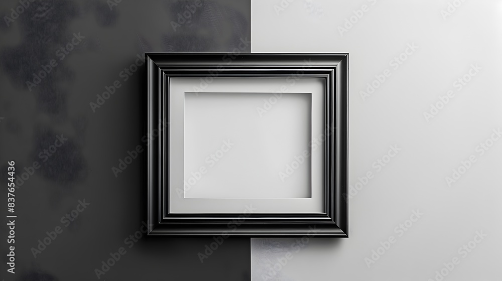 Stylish Monochrome Frame for Artwork Display and Home Decor Stylish Monochrome Frame for Artwork Display and Home Decor