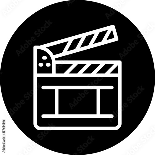 Clapperboard Icon Style