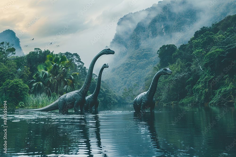 Generative ai on theme of big scary hungry dinosaur with kind eyes and sharp teeth destroying park Generative ai on theme of big scary hungry dinosaur with kind eyes and sharp teeth destroying park