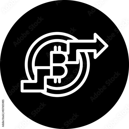 Crypto Halving Icon Style