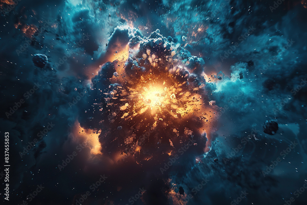 Generative ai on theme of scary nuclear explosion in outdoor, mushroom cloud of nuclear weapons Generative ai on theme of scary nuclear explosion in outdoor, mushroom cloud of nuclear weapons