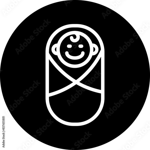 Newborn Baby Icon Style
