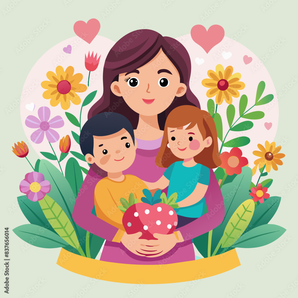happy mother day illustration
happy mother day illustration