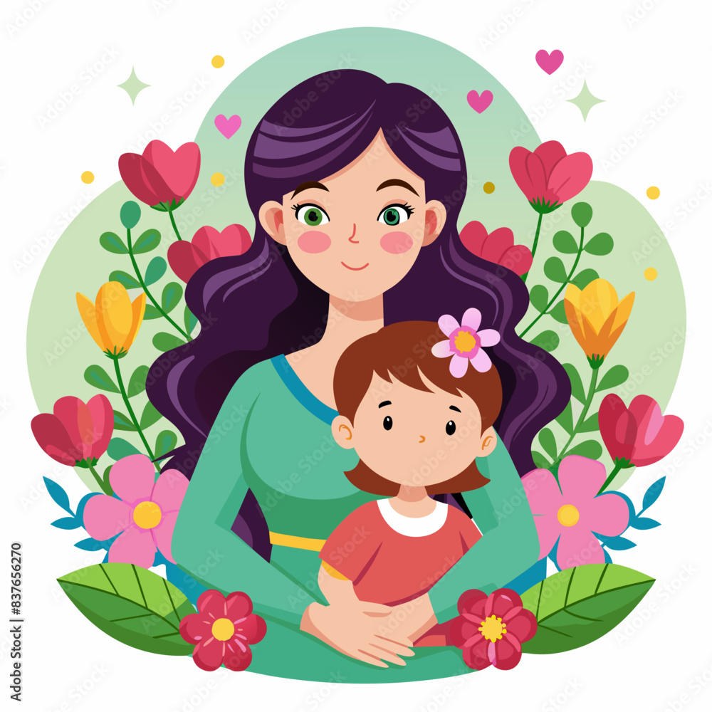 happy mother day illustration
happy mother day illustration