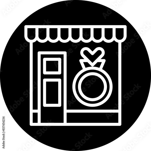 Jewlery Store Icon Style