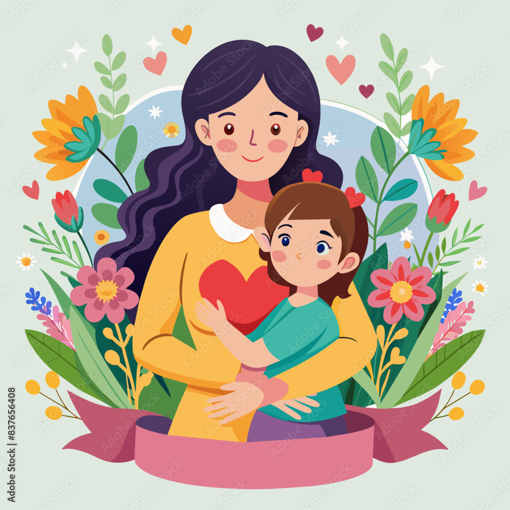 happy mother day illustration
happy mother day illustration