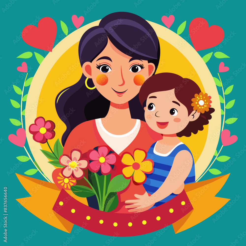 happy mother day illustration
happy mother day illustration