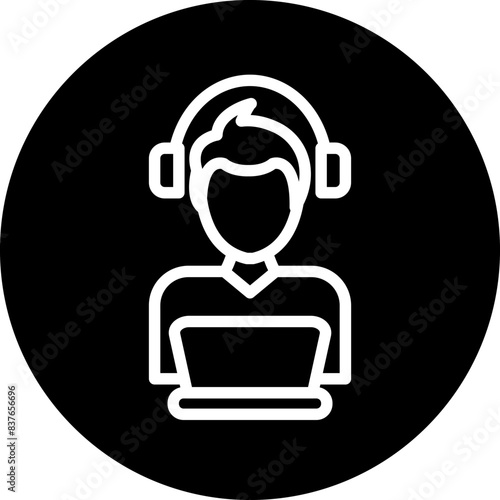 Relax Work Icon Style