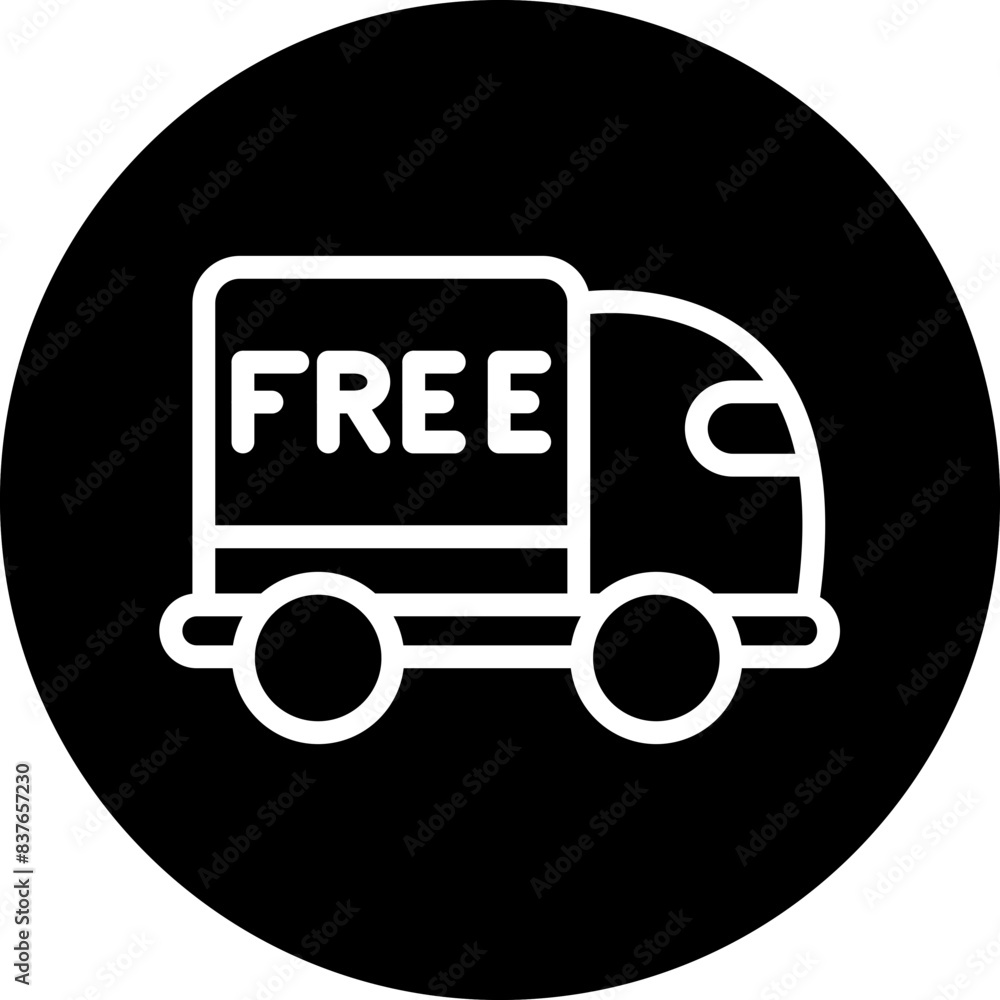 Free Shipping Icon Style Free Shipping Icon Style