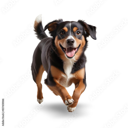 border collie puppy isolated