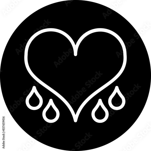 Bleeding Heart Icon Style