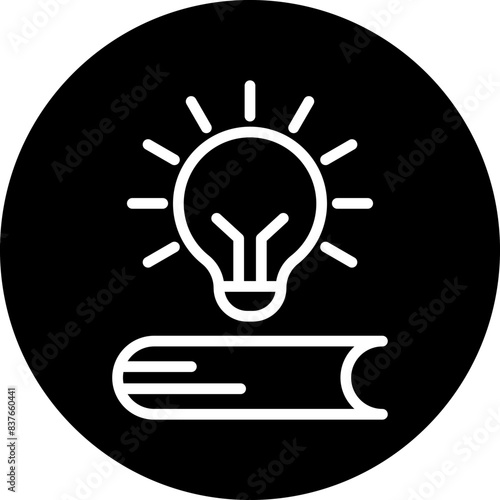 Book Lamp Icon Style
