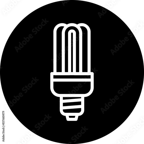 Fluorescent Lamp Icon Style