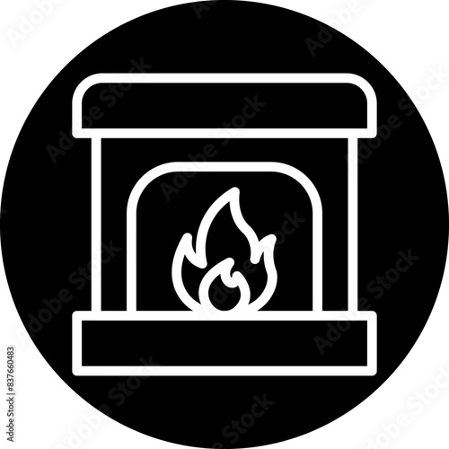 Fireplace Icon Style
